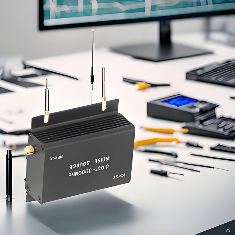 FUZHUI Broadband Noise Source Generator - DC 12V, 0.001‑3000MHZ Versatile RF and Microbillow Testing Tool with Stable SMA Output for Engineers and Hobbyists (US Plug) - Image 4